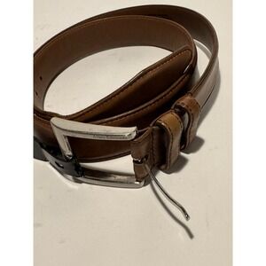 Allen Edmonds Size 38 Brown Leather Belt 39590 Calfskin